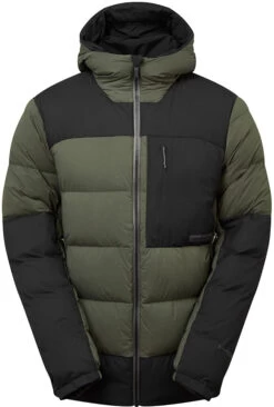 ARTILECT HighAF Down Stretch Parka Men, Groen/zwart