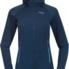 Bergans Cecilie Wollen Kapmantel Dames, Blauw 2 Bergans Cecilie Wollen Kapmantel Dames, Blauw -Winter Mode Winkel bergans cecilie wool hood jacket women deep sea blue 1
