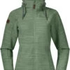 Bergans Hareid Fleece Jas Dames, Groen -Winter Mode Winkel bergans hareid fleece jacket women jade green 1