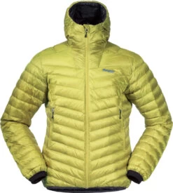 Bergans Senja Licht Donsjack Met Capuchon Heren, Groen