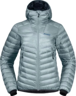 Bergans Senja Licht Donsjack Met Capuchon Dames, Blauw