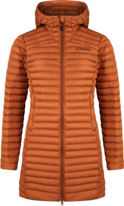 Berghaus Nula Micro Geïsoleerde Jas Lang Dames, Bruin