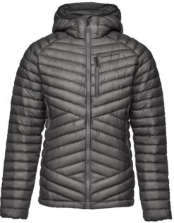 Black Diamond Approach Dons Capuchon Jas Heren, Grijs