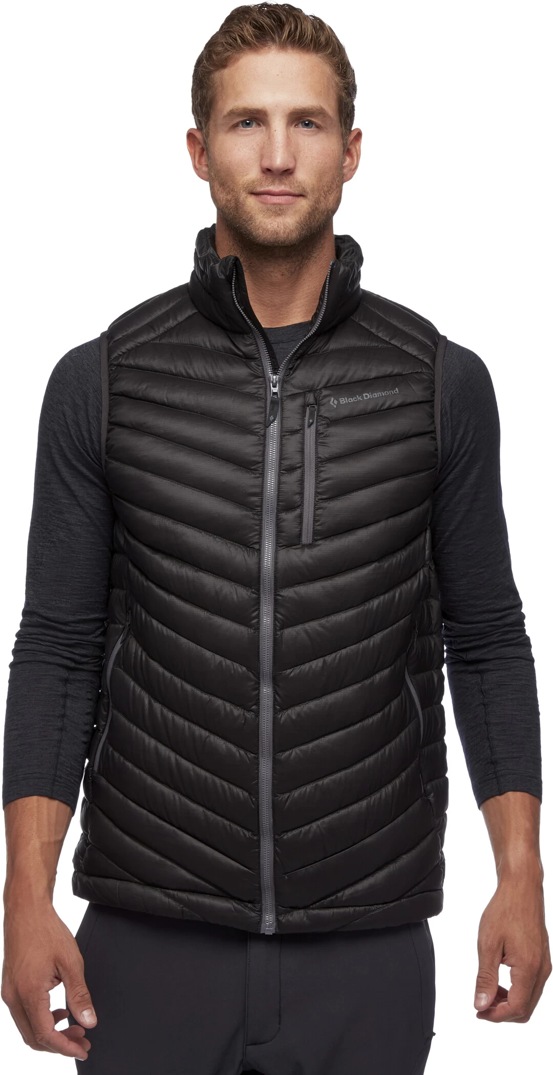 Black Diamond Approach Dons Vest Heren, Zwart 3 Black Diamond Approach Dons Vest Heren, Zwart