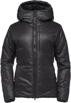 Black Diamond Belay Parka Dames, Zwart