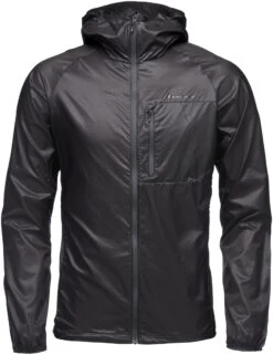 Black Diamond Distance Wind Shell Jas Heren, Zwart