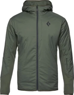 Black Diamond First Light Hybride Hoody Heren, Olijf