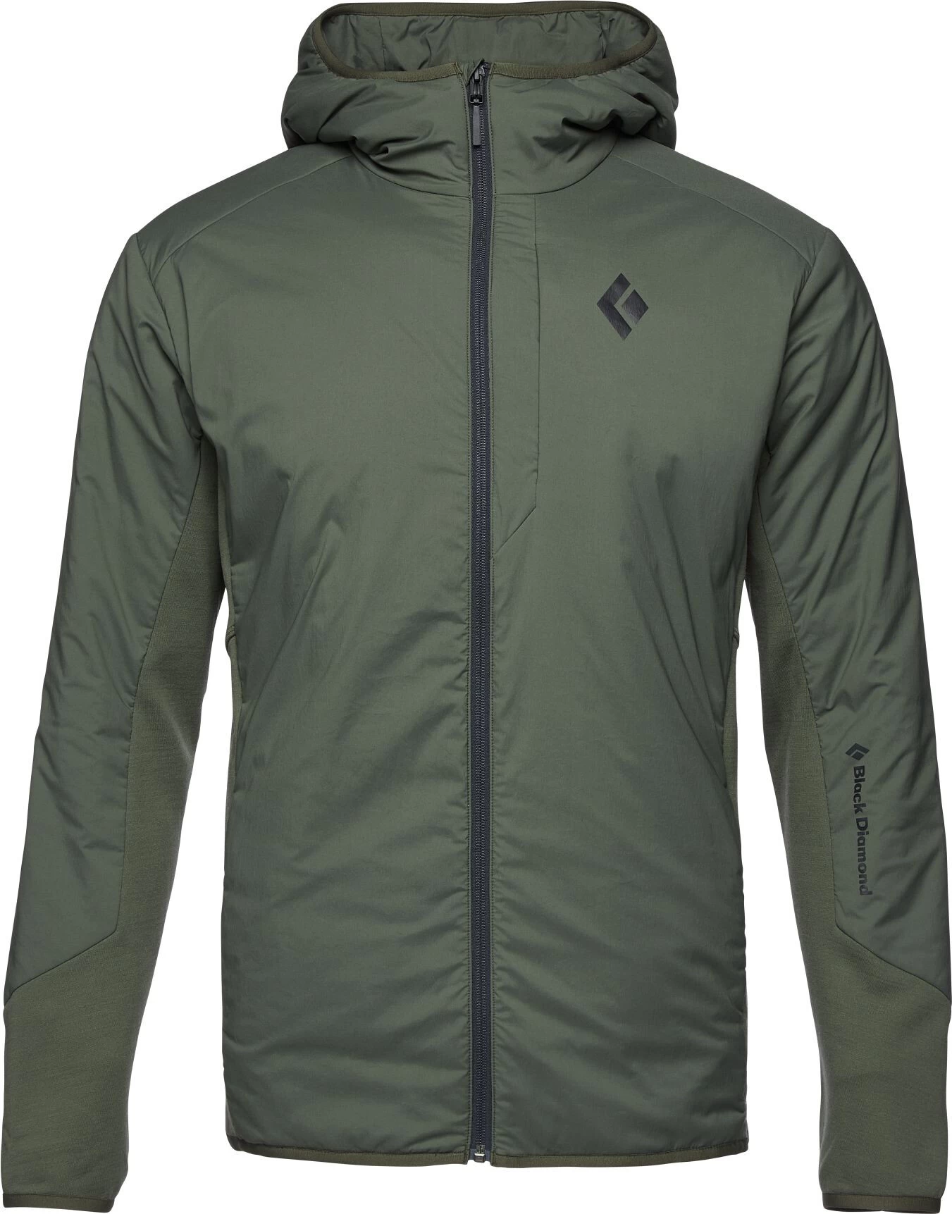 Black Diamond First Light Hybride Hoody Heren, Olijf 3 Black Diamond First Light Hybride Hoody Heren, Olijf