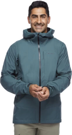 Black Diamond Highline Stretch Shell Jas Heren, Petrol