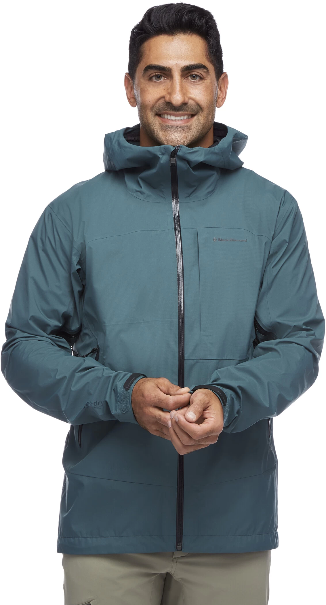 Black Diamond Highline Stretch Shell Jas Heren, Petrol 3 Black Diamond Highline Stretch Shell Jas Heren, Petrol