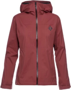 Black Diamond Stormline Stretch Regenjas Dames, Rood
