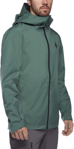 Black Diamond Stormline Stretch Regenjas Heren, Groen