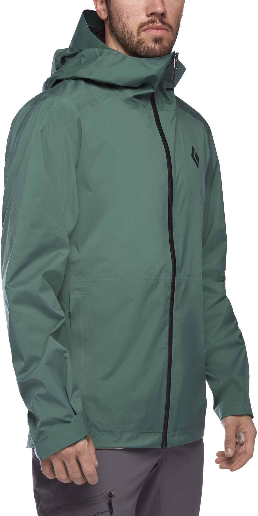 Black Diamond Stormline Stretch Regenjas Heren, Groen 3 Black Diamond Stormline Stretch Regenjas Heren, Groen