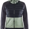 Craft ADV Pursuit Thermische Jas Dames, Zwart/groen -Winter Mode Winkel craft adv pursuit thermal jacket women black jade 1