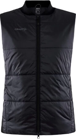 Craft Core Light Gewatteerd Vest Dames, Zwart