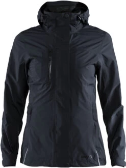 Craft Urban Rain Jas Dames, Zwart