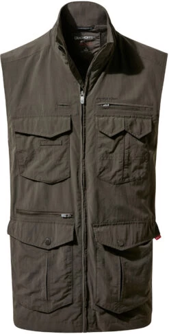 Craghoppers NosiLife Adventure II Mouwloos Vest Heren, Olijf