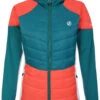 Dare 2b Culmination Wool Hybrid Jacket Women, Petrol/oranje -Winter Mode Winkel dare 2b culmination wool hybrid jacket women fortune green neon peach white 1