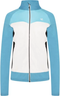 Dare 2b Elation II Core Stretch Jas Dames, Blauw/wit