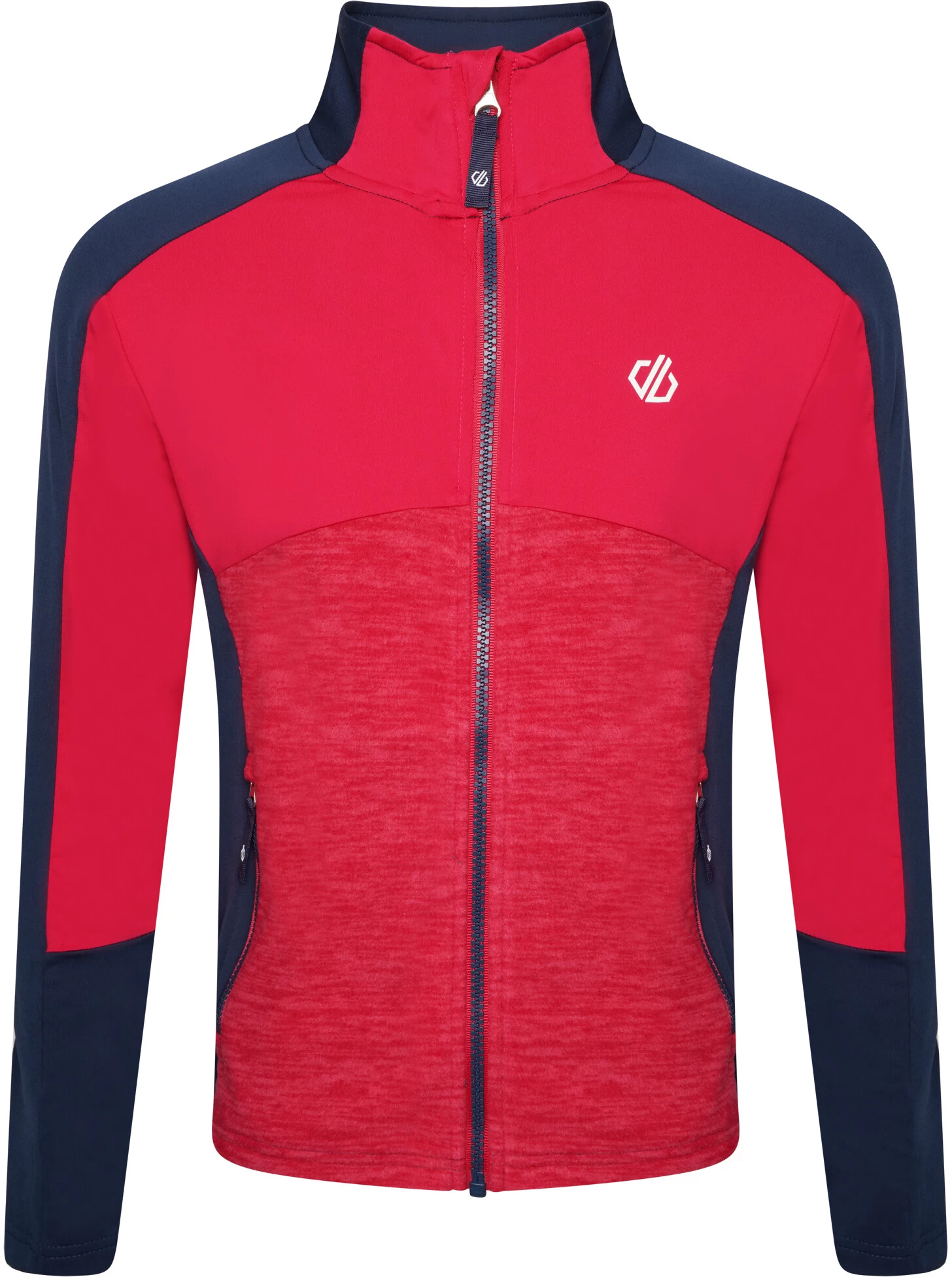 Dare 2b Exception Core Stretch Jas Kinderen, Rood/blauw 3 Dare 2b Exception Core Stretch Jas Kinderen, Rood/blauw