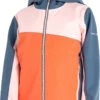 Dare 2b Explr Jacket Kids, Oranje/grijs -Winter Mode Winkel dare 2b explr jacket kids apricot blush neon peach orion grey 1