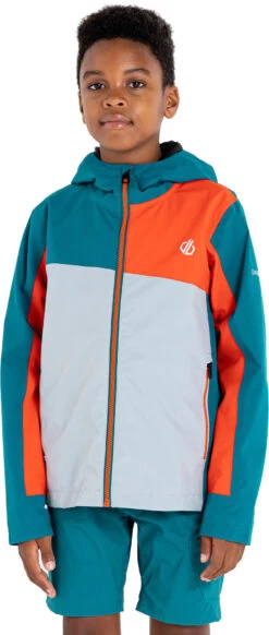 Dare 2b Explr Jacket Kids, Petrol/grijs