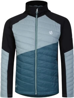 Dare 2b Gendarme Wool Hybrid Jacket Men, Grijs/petrol