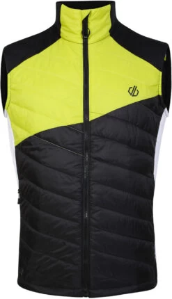 Dare 2b Gendarme Wool Vest Men, Zwart/groen