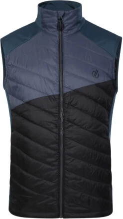 Dare 2b Gendarme Wool Vest Men, Zwart/grijs