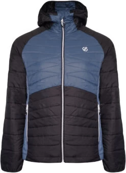 Dare 2b Mountaineer II Wollen Jas Heren, Zwart/blauw