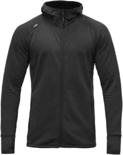 Devold Nibba Capuchon Jas Heren, Zwart