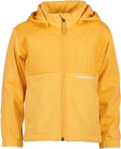 DIDRIKSONS Briska 3 Jacket Kids, Geel