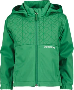 DIDRIKSONS Briska 3 Jacket Kids, Groen