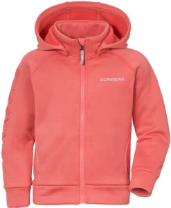 DIDRIKSONS Corin 6 Jas Met Rits Kinderen, Roze