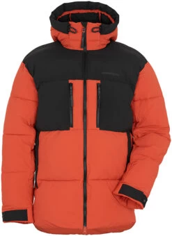 DIDRIKSONS Hilmer 2 Jas Heren, Oranje/zwart