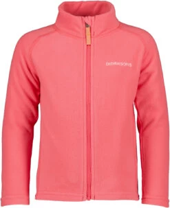 DIDRIKSONS Monte 9 FZ Jacket Kids, Roze