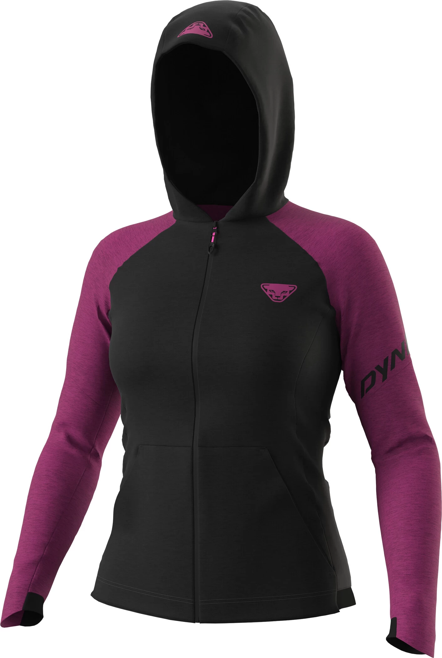 Dynafit 24/7 Polartec Zip Hoody Dames, Zwart/violet 3 Dynafit 24/7 Polartec Zip Hoody Dames, Zwart/violet