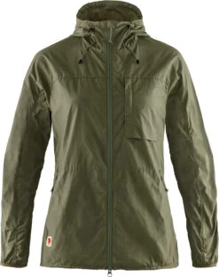 Fjällräven Fjällräven High Coast Windjack Dames, Olijf