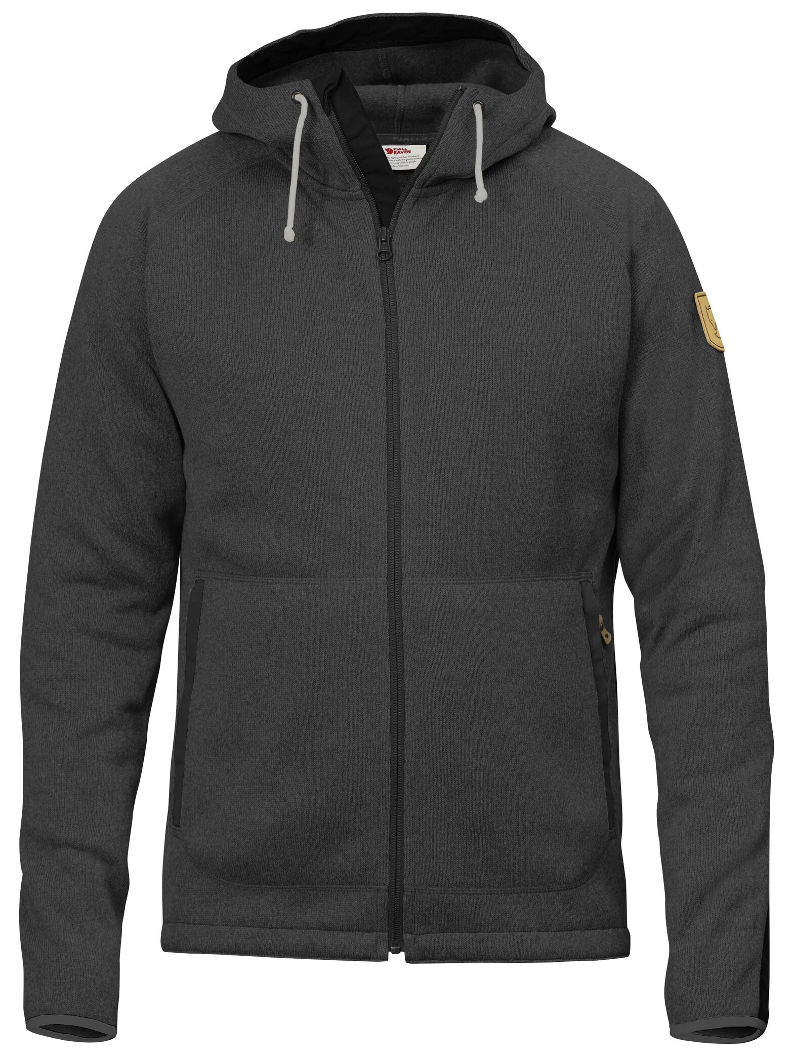 Fjällräven Fjällräven Övik Fleece Hoodie Heren, Grijs 3 Fjällräven Fjällräven Övik Fleece Hoodie Heren, Grijs