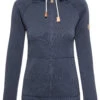 Fjällräven Fjällräven Övik Fleece Hoodie Dames, Blauw -Winter Mode Winkel fjaellraeven oevik women navy 4