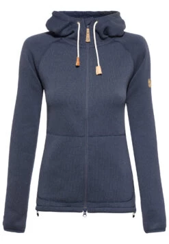 Fjällräven Fjällräven Övik Fleece Hoodie Dames, Blauw