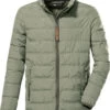 G.I.G.A. DX By Killtec GS 8 Gewatteerde Jas Heren, Groen 2 G.I.G.A. DX By Killtec GS 8 Gewatteerde Jas Heren, Groen -Winter Mode Winkel giga dx by killtec gs 8 quilted jacket men light oliv 1