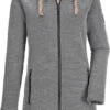 G.I.G.A. DX By Killtec GW 54 Gebreide Fleece Parka Dames, Grijs -Winter Mode Winkel giga dx by killtec gw 54 knitted fleece parka women off white 1