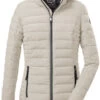 G.I.G.A. DX By Killtec GW 67 Gewatteerde Jas Dames, Beige -Winter Mode Winkel giga dx by killtec gw 67 quilted jacket women broken white 1