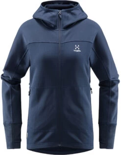 Haglöfs Betula Hooded Jacket Women, Blauw