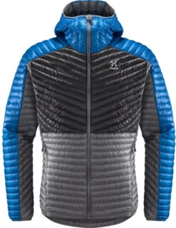 Haglöfs L.I.M Mimic Hooded Jacket Heren, Grijs/blauw