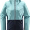 Haglöfs Wilda GTX Jas Dames, Blauw/turquoise 1 Haglöfs Wilda GTX Jas Dames, Blauw/turquoise -Winter Mode Winkel hagloefs wilda gtx jacket women frost blue tarn blue 1