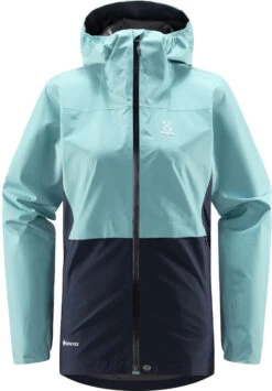 Haglöfs Wilda GTX Jas Dames, Blauw/turquoise
