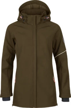 High Colorado Dallas Softshell Jas Dames, Olijf