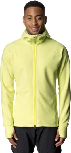 Houdini Mono Air Houdi Fleece Jas Heren, Geel
